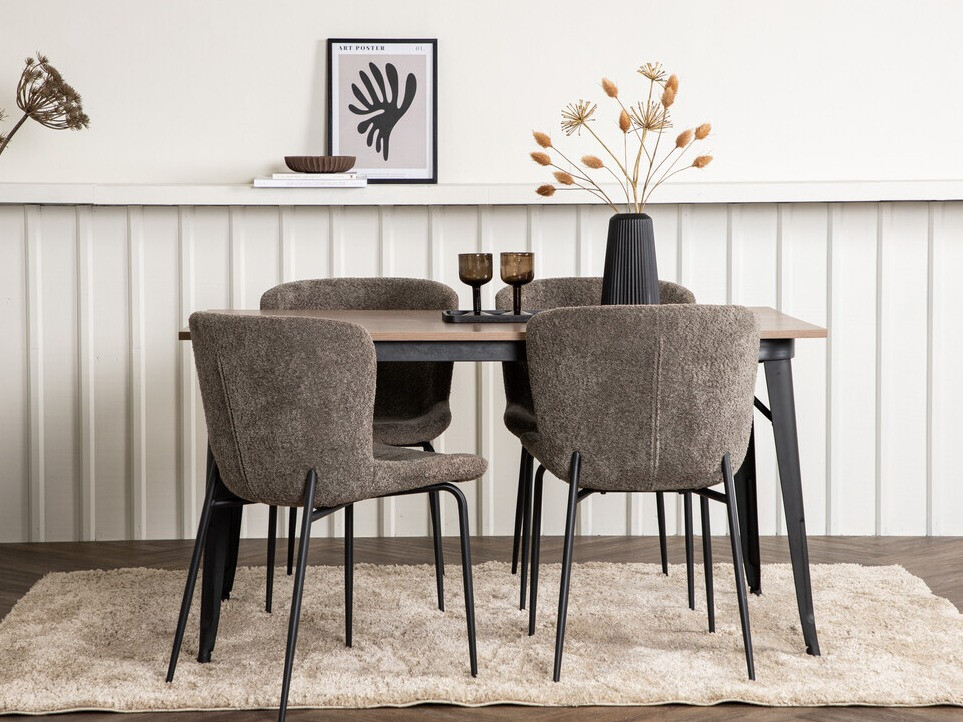 Essgruppe Dallas 3363 (Braun + Schwarz)