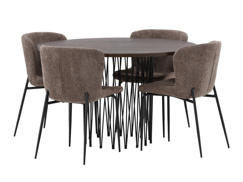 Essgruppe Dallas 3379 (Braun + Schwarz)