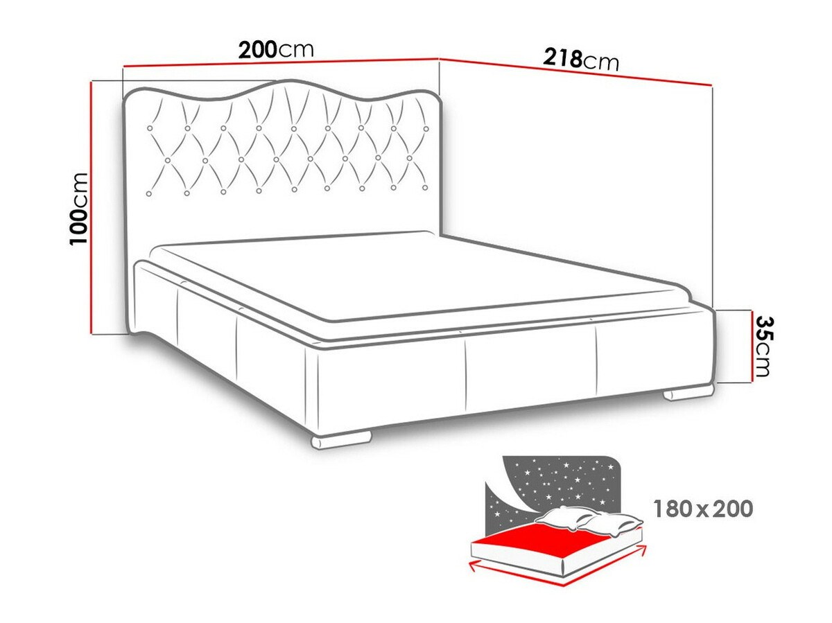 Bett Atrium (Soft 011)