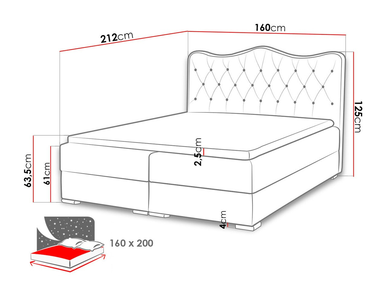 Boxspringbett Tectum I