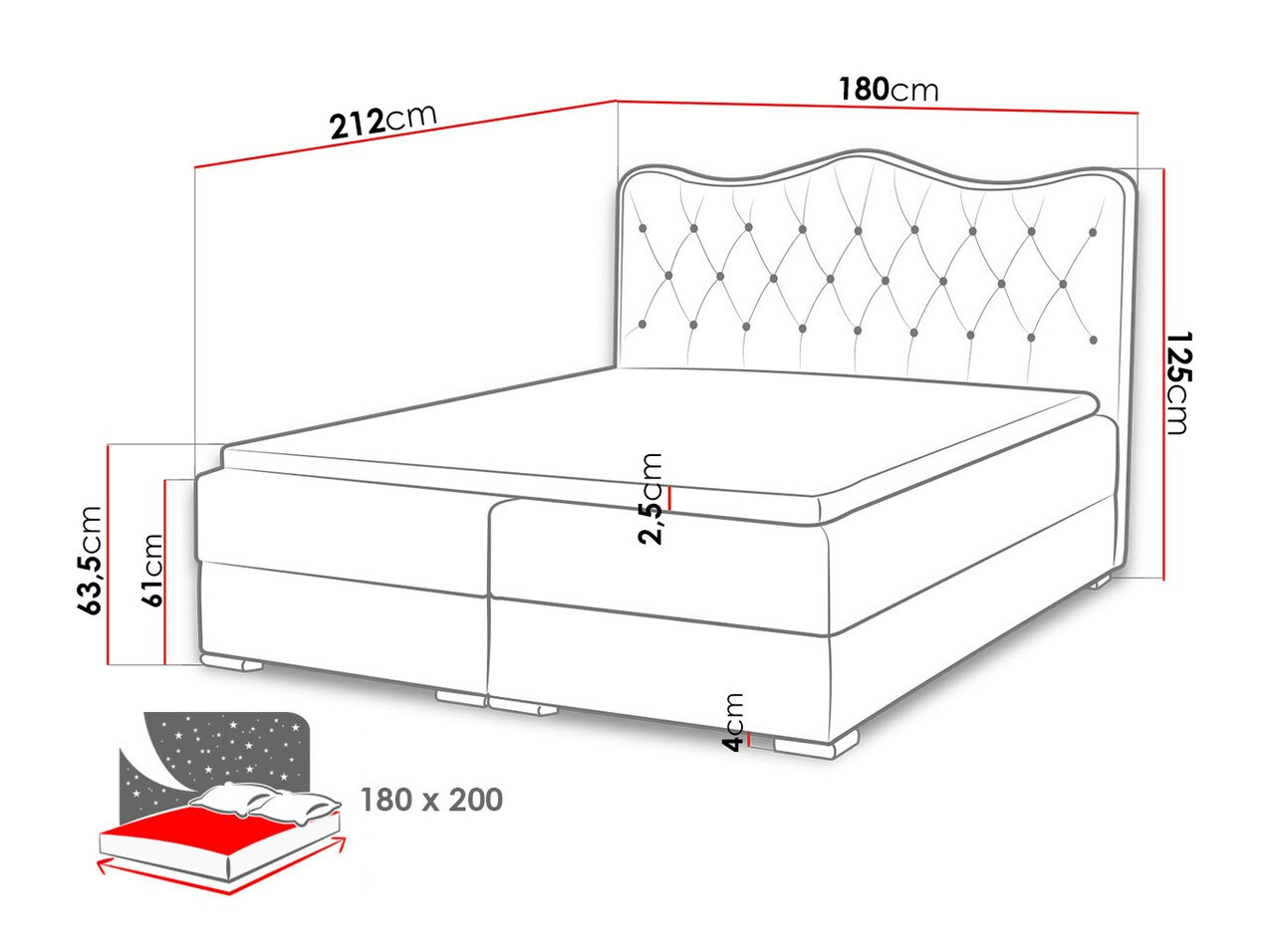 Boxspringbett Tectum I