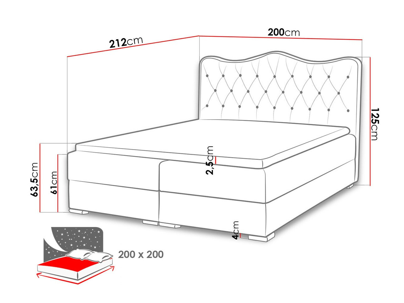 Boxspringbett Tectum I