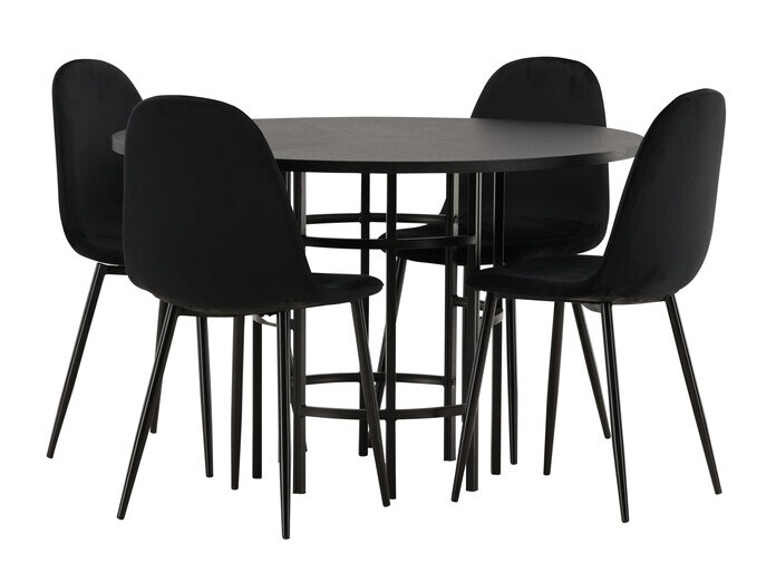 Essgruppe Dallas 3424 (Schwarz)