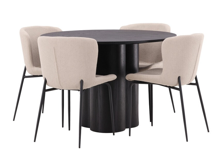 Essgruppe Dallas 3432 (Beige + Braun)
