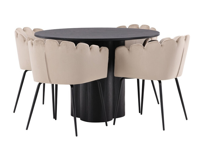 Essgruppe Dallas 3984 (Schwarz)