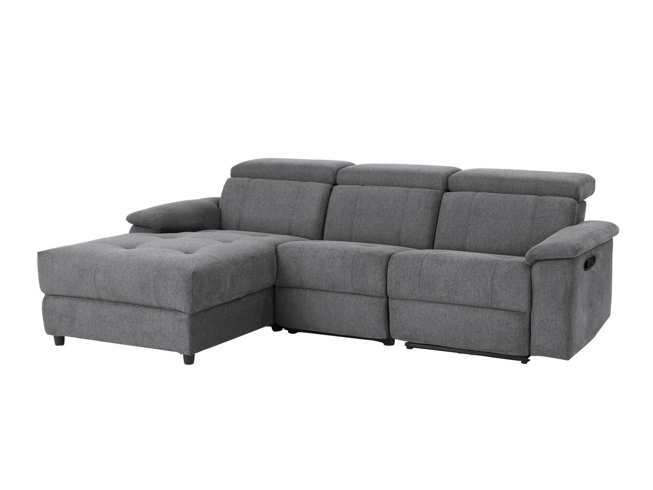 Ecksofa Liegesessel Denton 1503 (Anthrazit)