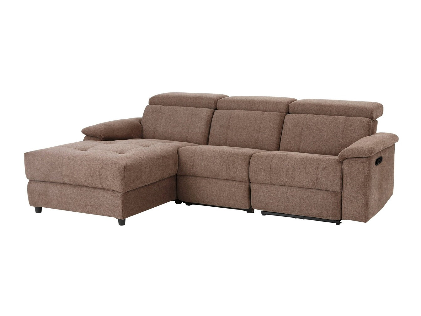 Ecksofa Liegesessel Denton 1503 (Braun)