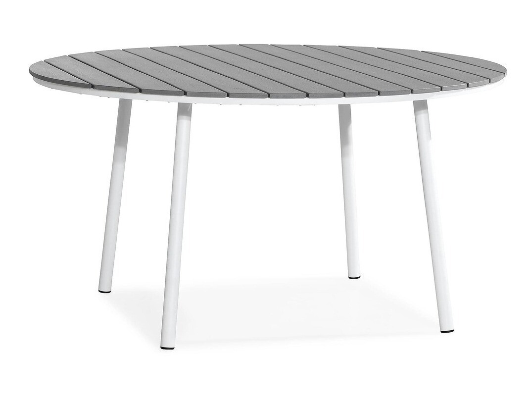 Tisch und Stühle Comfort Garden 1616 (Weiss + Grau)