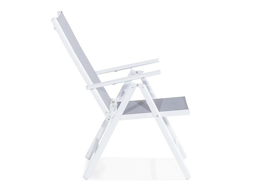 Tisch und Stühle Comfort Garden 1616 (Weiss + Grau)