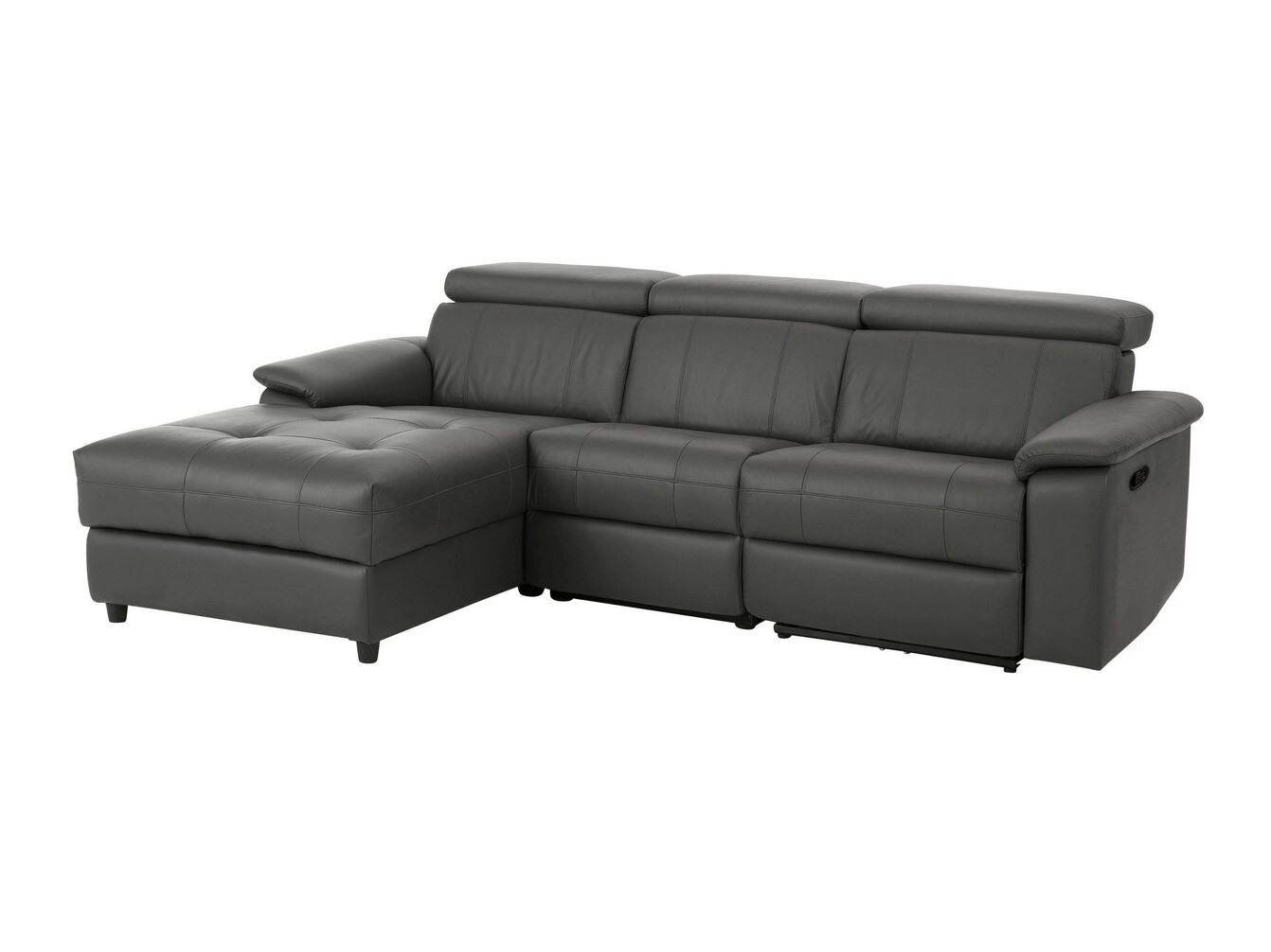 Ecksofa Liegesessel Denton 1503 (Grau)