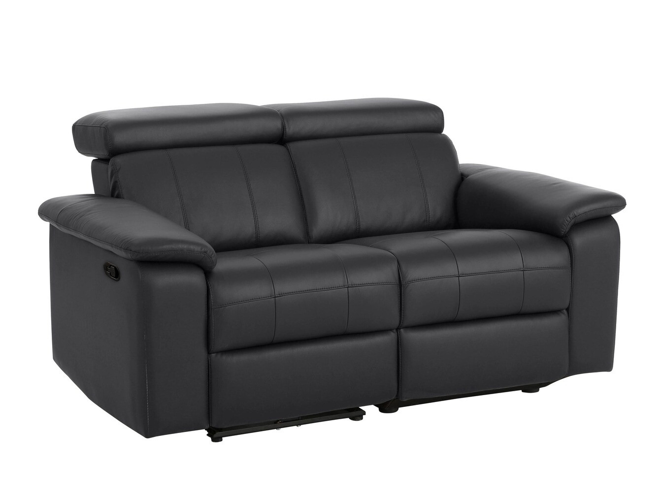 Sofa mit Liegefunktion Denton 1504 (Schwarz)