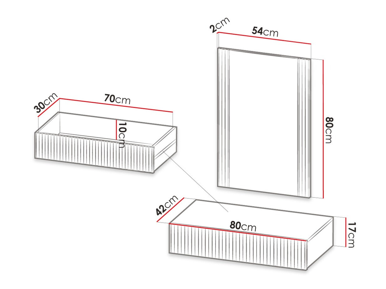 Schminktisch Comes (Wotan Eiche)