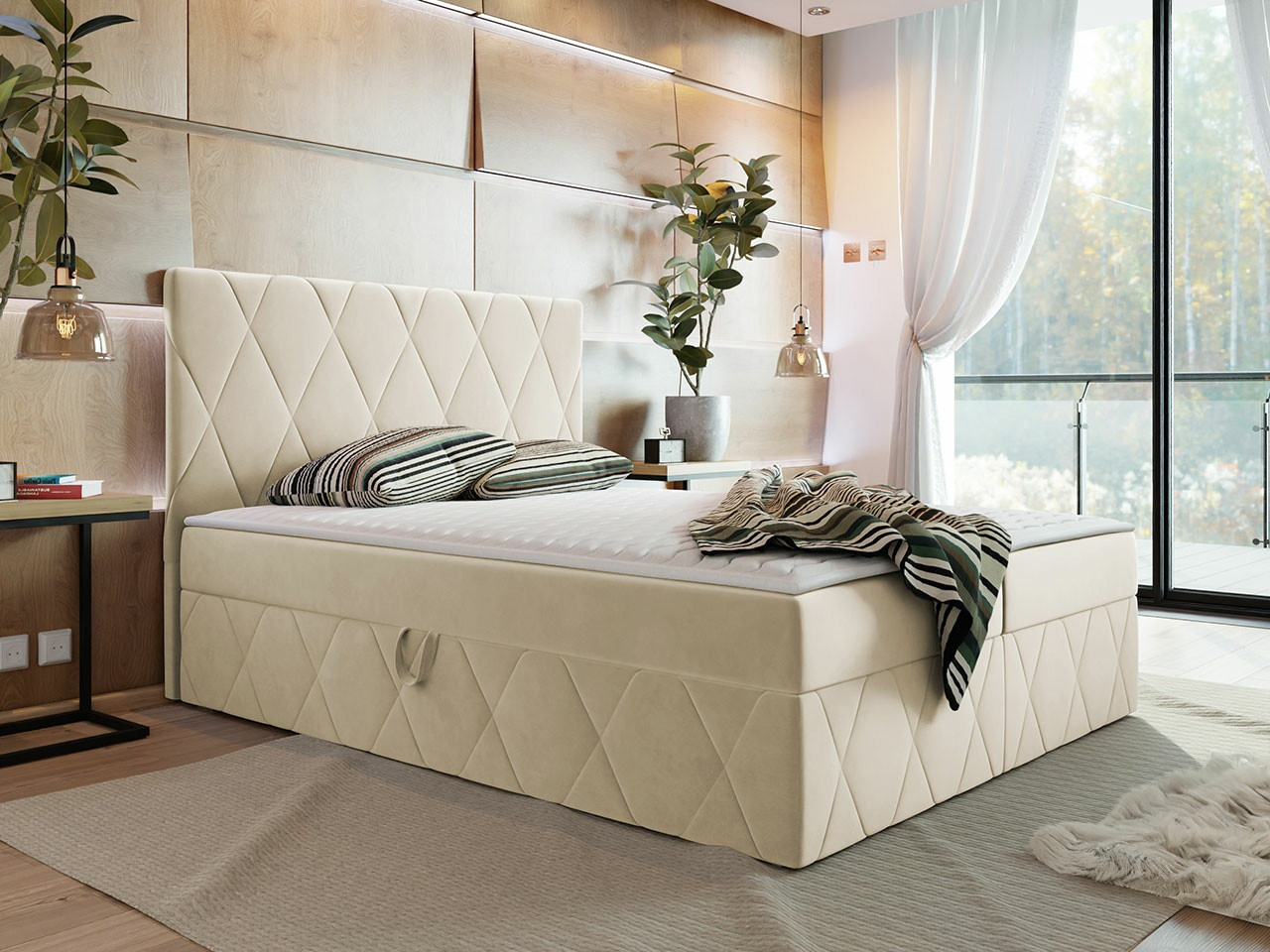 Boxspringbett Comfivo Avis (Magic Velvet 2250)