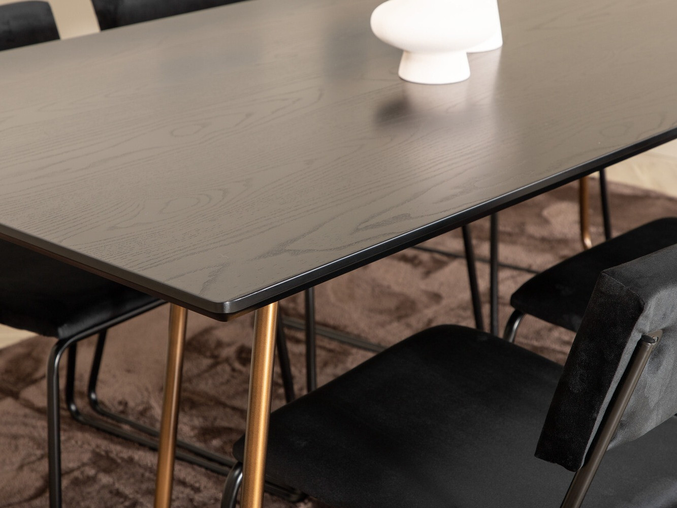 Essgruppe Dallas 2715 (Schwarz + Kupfer)