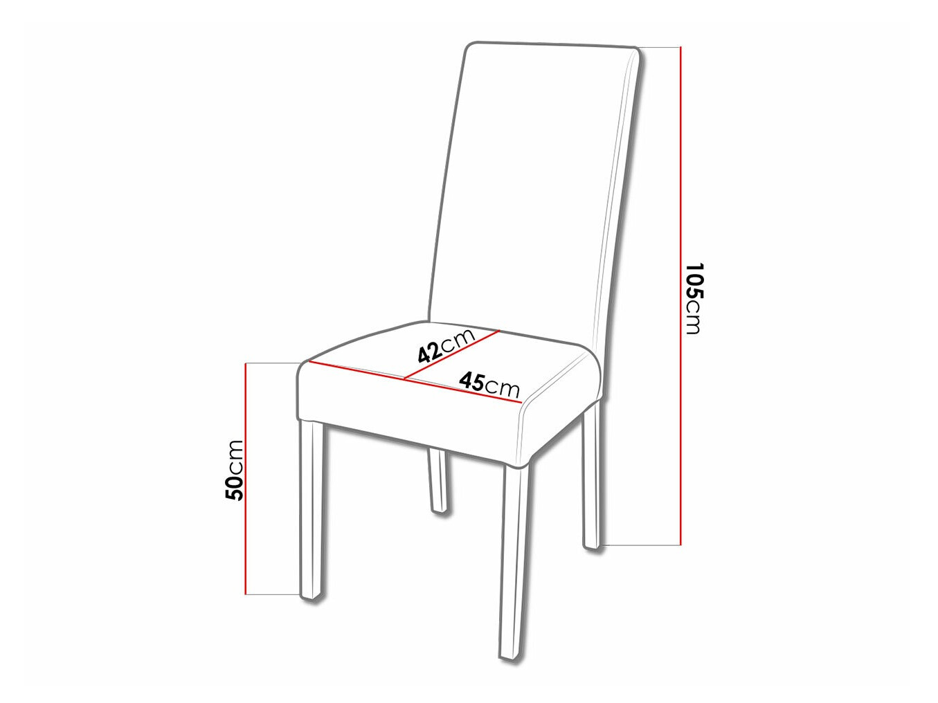 Stuhl Sparks 184 (Nussholzoptik)