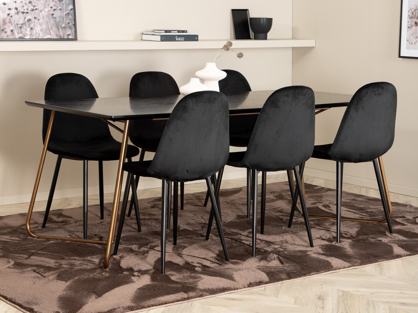 Essgruppe Dallas 2713 (Schwarz)