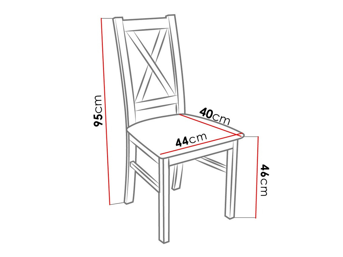 Stuhl Sparks 117 (Nussholzoptik)