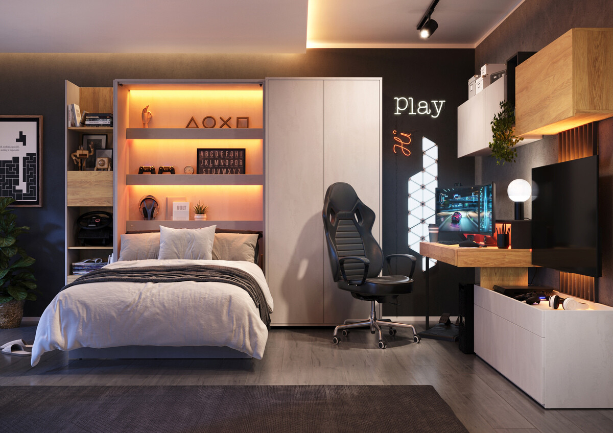 Schrankbett Concept Lenart I (90 x 200 cm)