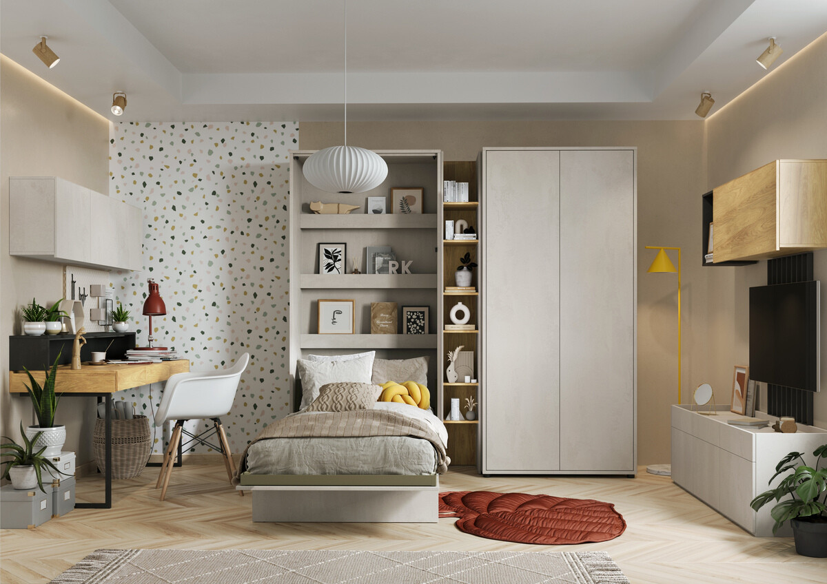 Schrankbett Concept Pro Lenart I (120 x 200 cm)