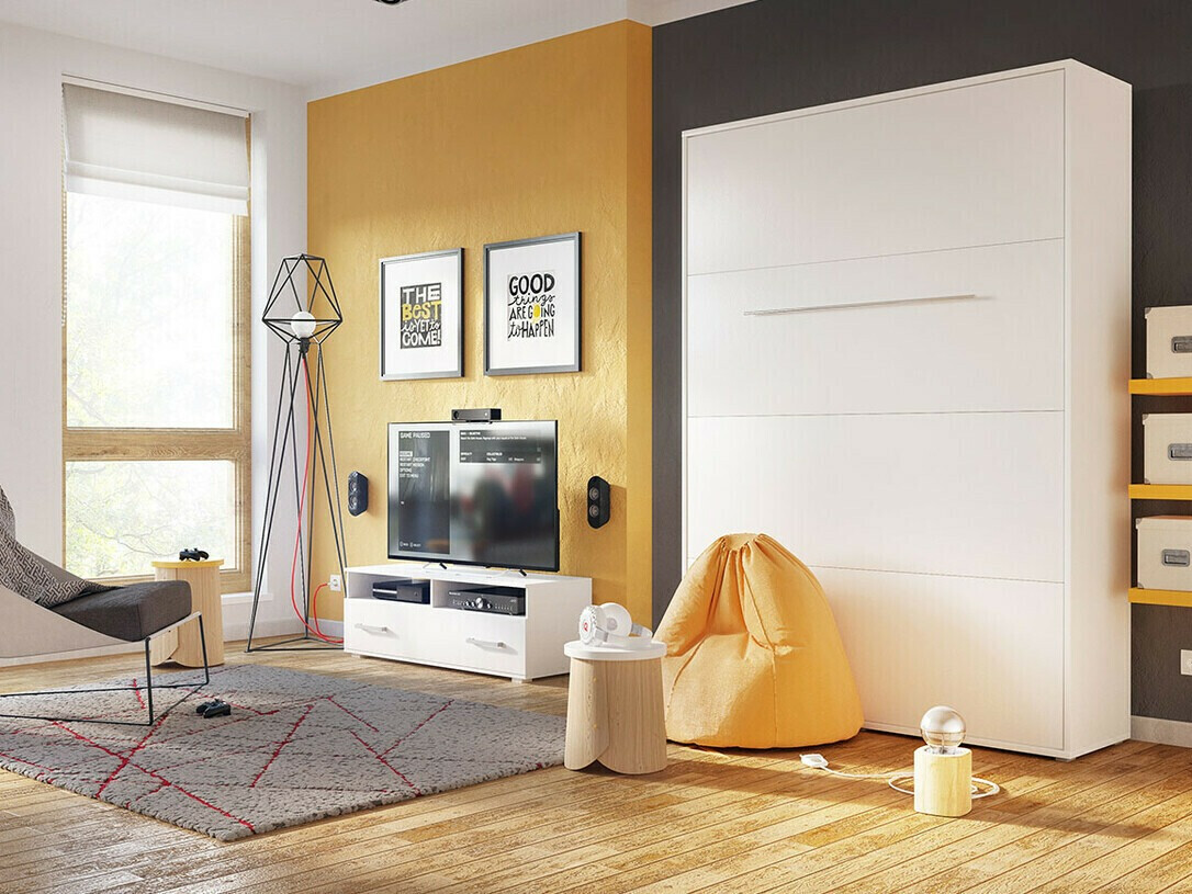 Schrankbett Concept Pro Lenart III (Weiss)