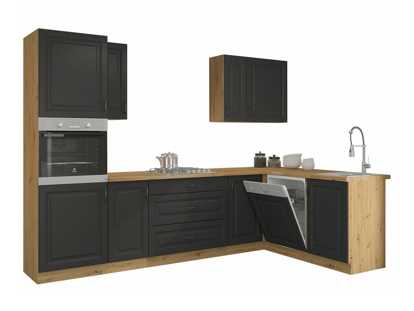 Modulares Küchenset Retro Grey 148