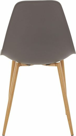 Stuhlset Denton 1142 (Anthrazit + Eichenholzoptik)
