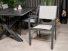 Tisch und Stühle Dallas 3641 (Grau + Schwarz)