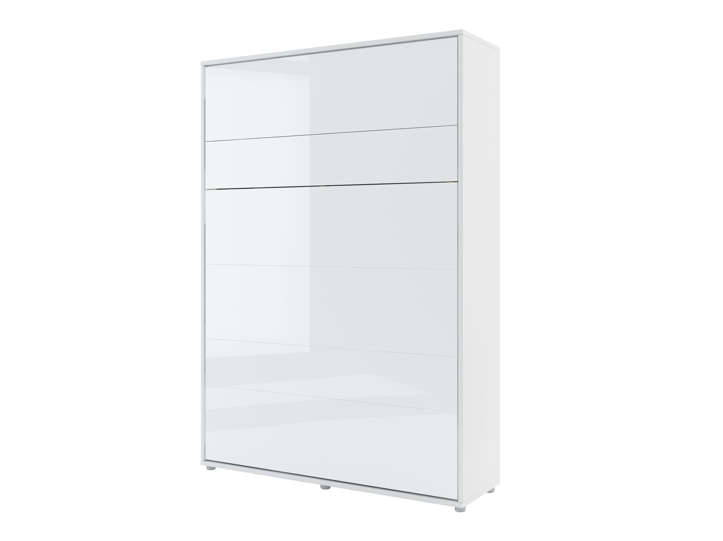 Möbel-Set Concept Pro Lenart VI (Weiss glänzend + Weiss + Blau)