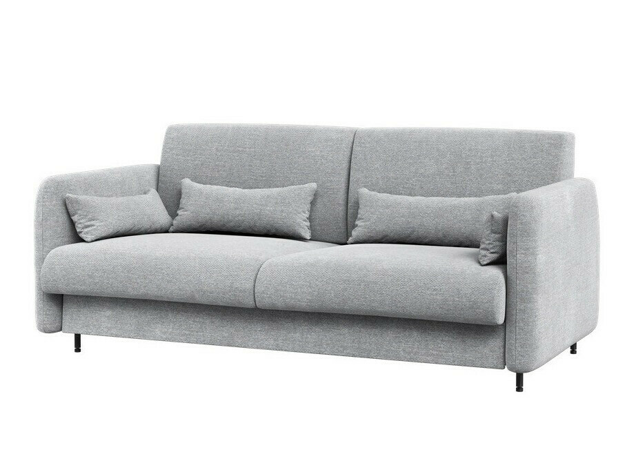 Schrankbett Concept Pro Lenart VII (Weiss + Grau)
