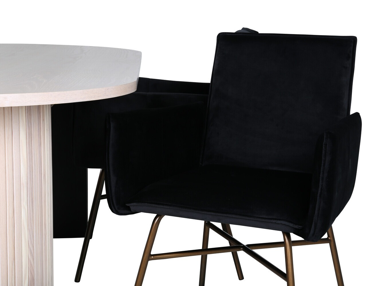 Essgruppe Dallas 2751 (Schwarz + Kupfer)