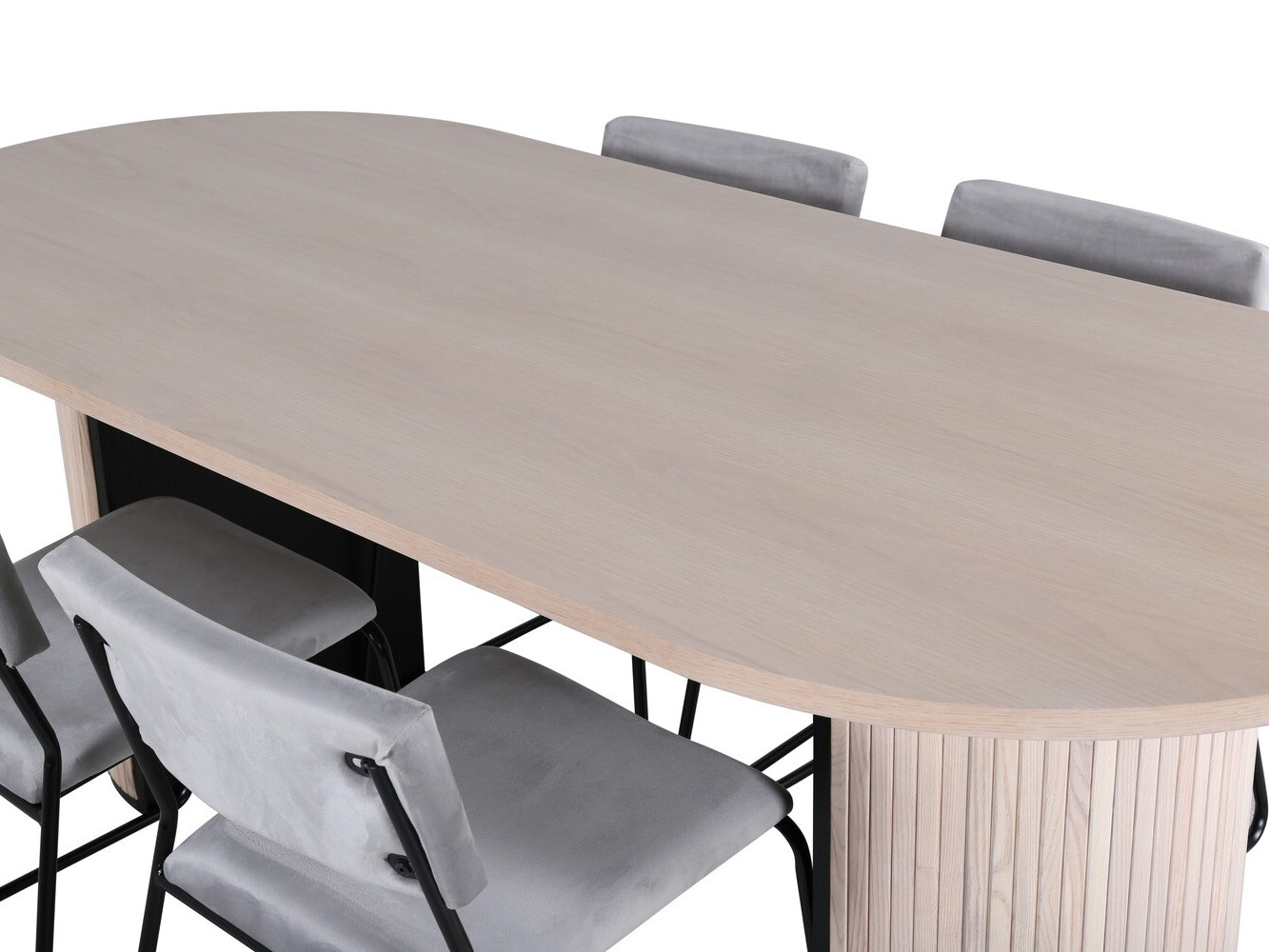 Essgruppe Dallas 2759 (Grau + Schwarz)