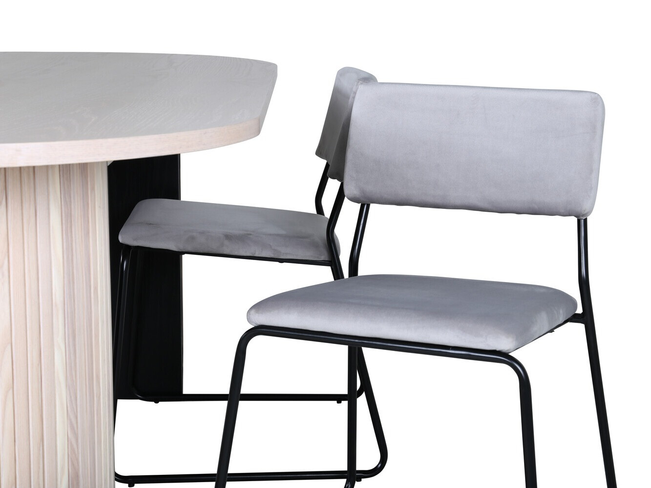 Essgruppe Dallas 2759 (Grau + Schwarz)