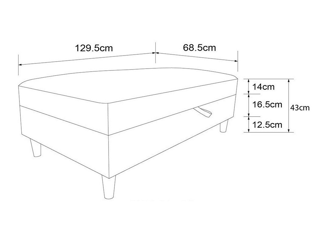 Polsterbank Tulsa 537 (Dunkelgelb)