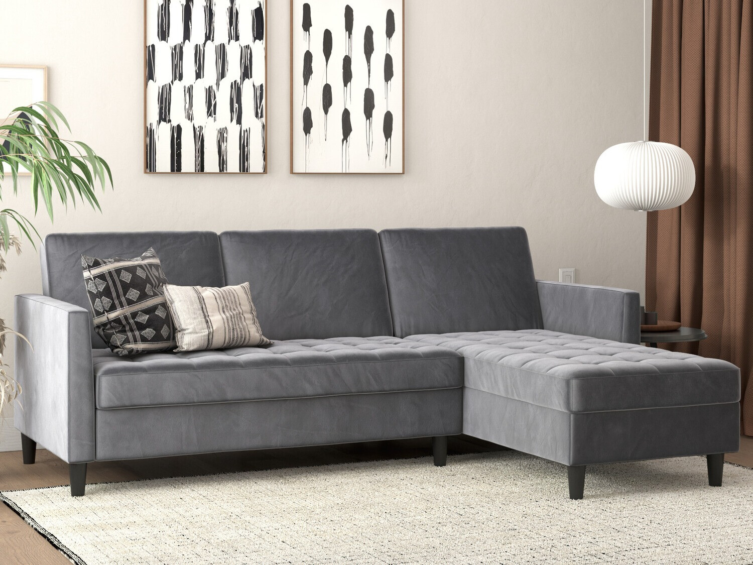 Ecksofa Tulsa 540 (Grau)
