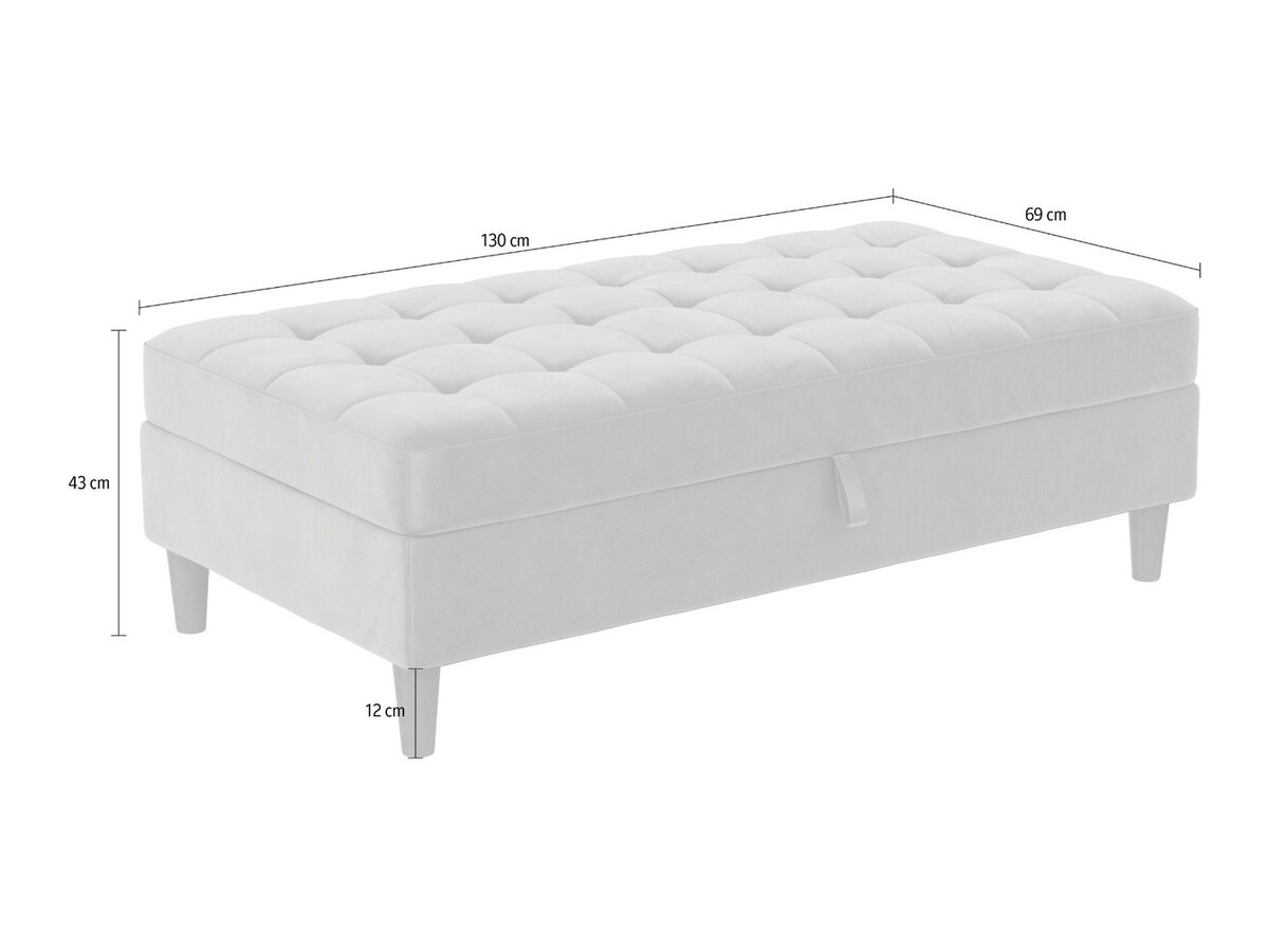 Polsterbank Tulsa 544 (Taupe)