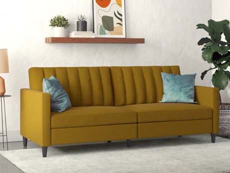 Schlafsofa Tulsa 547 (Dunkelgelb)