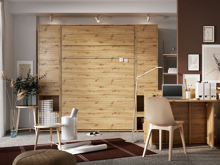 Schrankbett Concept Pro Lenart (Artisan Eichenholzoptik)