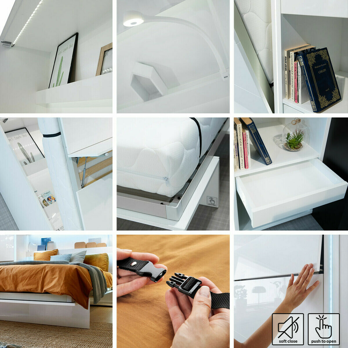 Schrankbett Concept Pro Lenart (Artisan Eichenholzoptik)