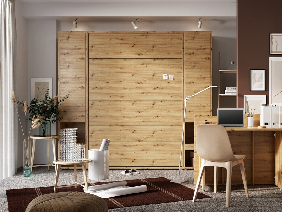 Schrankbett Concept Pro Lenart (Artisan Eichenholzoptik)