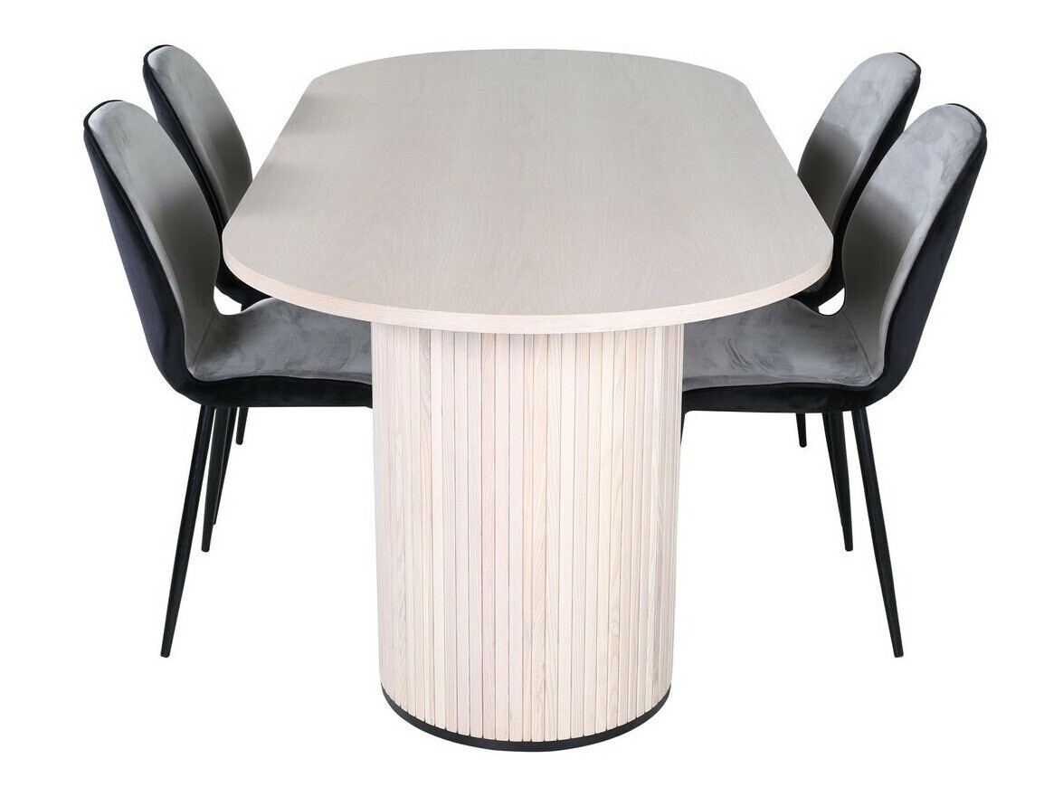 Essgruppe Dallas 2763 (Hellbraun + Schwarz)