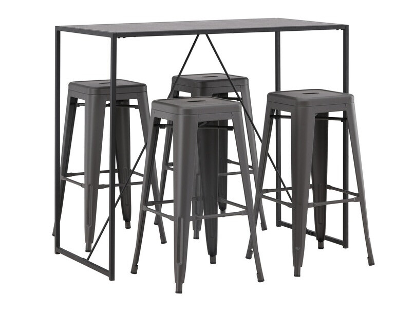 Essgruppe Dallas 3721 (Dunkelgrau)