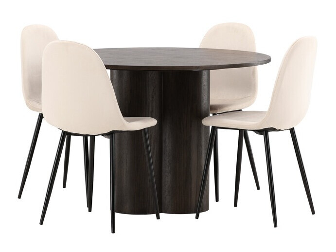 Essgruppe Dallas 3750 (Cremefarben)