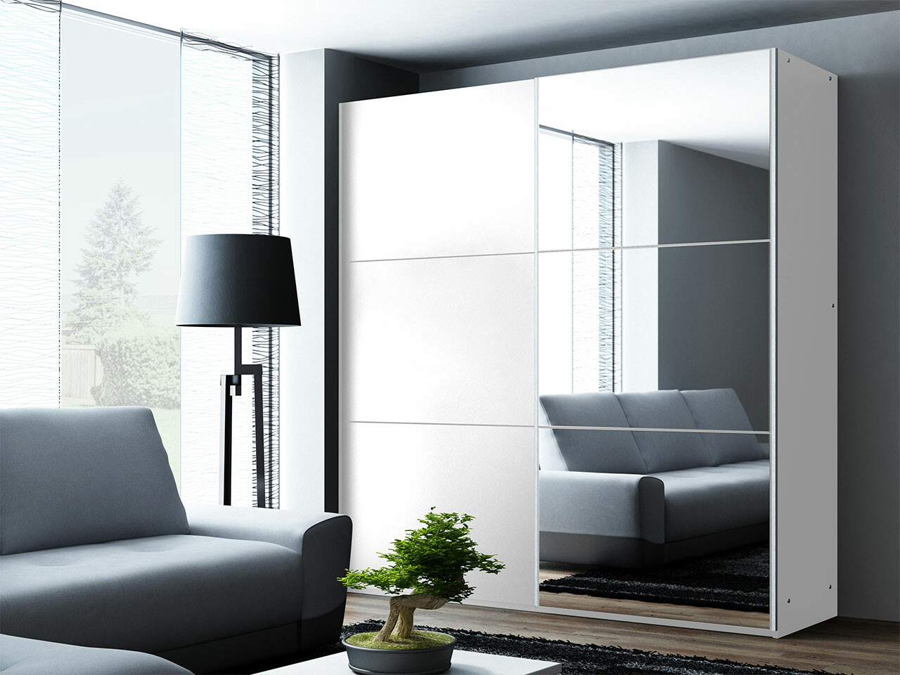 Kleiderschrank Honolulu 125 (Weiss)