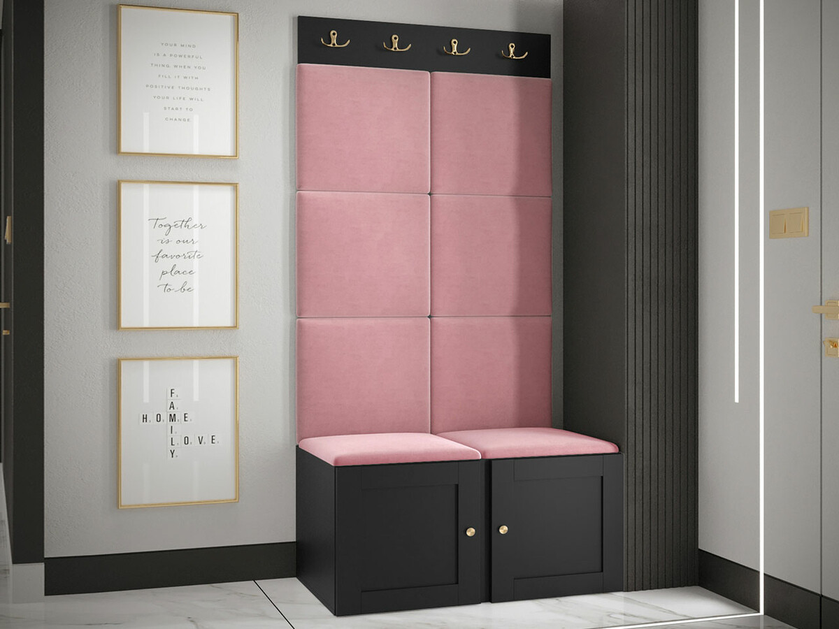 Flurgarnitur Hartford 375 (Schwarz)