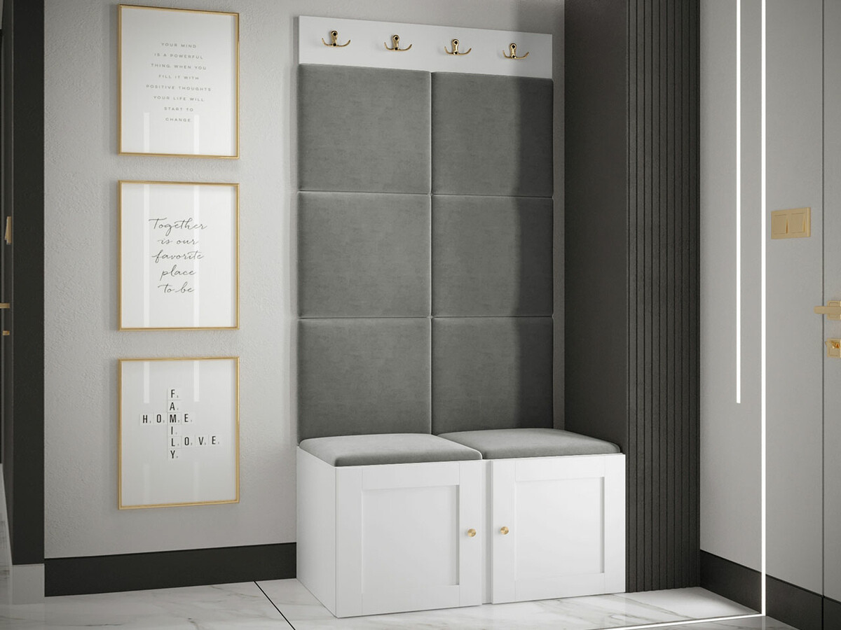 Flurgarnitur Hartford 375 (Weiss)