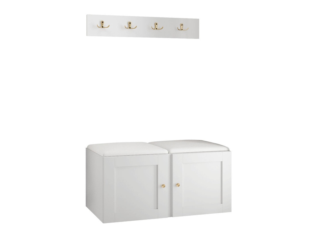 Flurgarnitur Hartford 376 (Weiss)