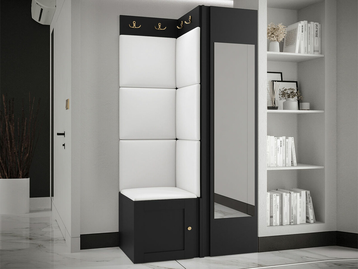 Flurgarnitur Hartford 382 (Schwarz)