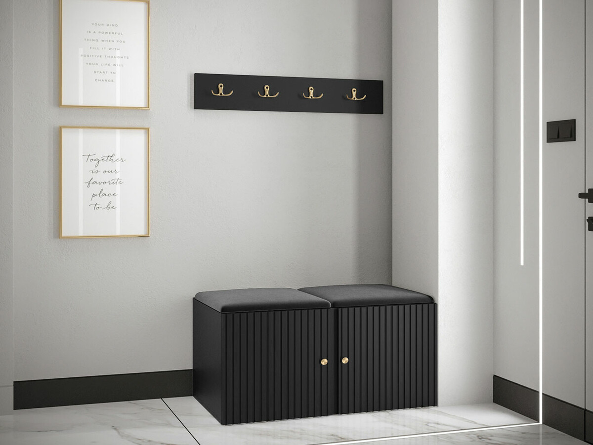 Flurgarnitur Hartford 384 (Schwarz)