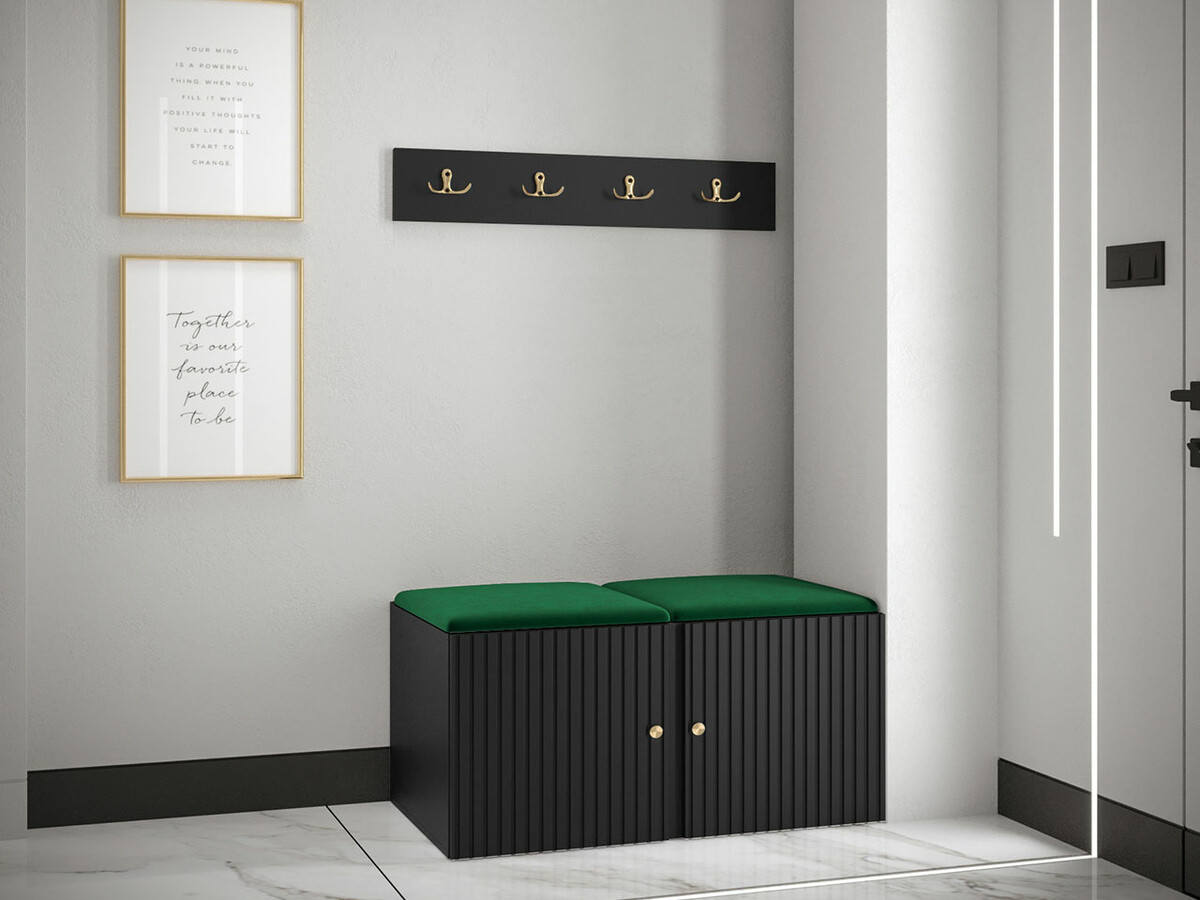 Flurgarnitur Hartford 384 (Schwarz)