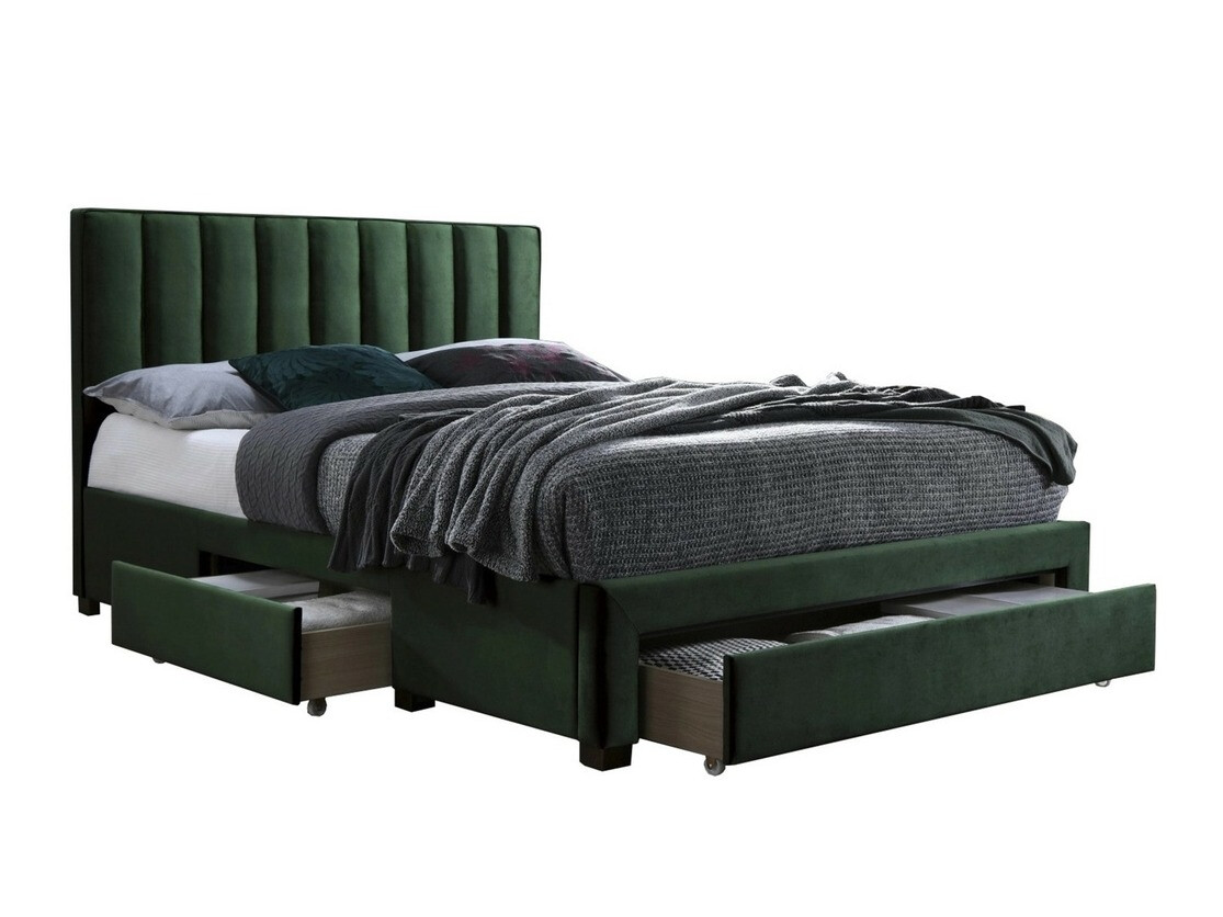 Bett Houston Fides (Dunkelgrün)